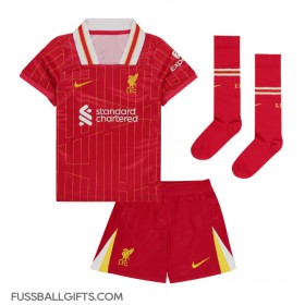 Liverpool Dominik Szoboszlai #8 Fußballbekleidung Heimtrikot Kinder 2024-25 Kurzarm (+ kurze hosen)